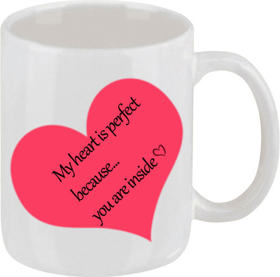 16% OFF on Ellicon My Heart Is Perfect Funny Ceramic Mug 16% OFF on Ellicon My Heart Is Perfect Funny Ceramic Mug
