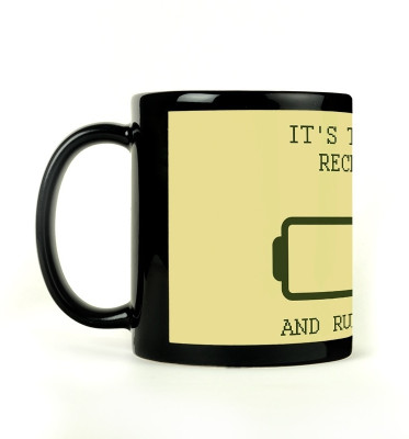 68% OFF on Shoprock Recharge and Run Again Ceramic Mug