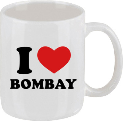 28% OFF on Ellicon D7 I Love Bombay Ceramic Mug 325 ml 28% OFF on Ellicon D7 I Love Bombay Ceramic Mug 325 ml