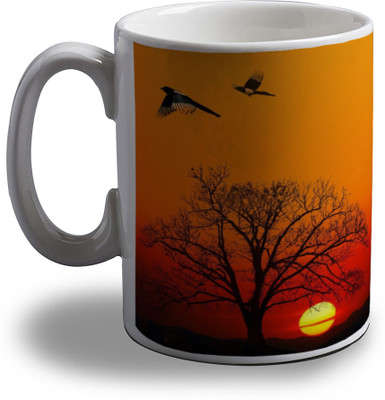 15% OFF on Artifa Birds During Sunset Porcelain, Ceramic Mug 350 ml 15% OFF on Artifa Birds During Sunset Porcelain, Ceramic Mug 350 ml