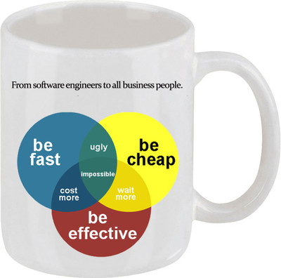 28% OFF on Ellicon C223 From Software Engineer Coffee Ceramic Mug 325 ml