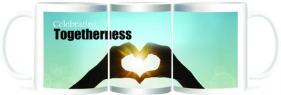 50% OFF on Refeel Gifts Celebrating Togetherness - Heart Ceramic Mug 325 ml
