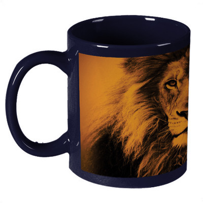 56% OFF on Amy Big Lion Dark Blue Ceramic Mug 330 ml 56% OFF on Amy Big Lion Dark Blue Ceramic Mug 330 ml