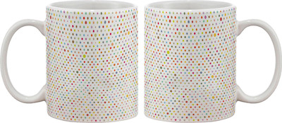 15% OFF on Artifa Colored Dots Pattern Porcelain, Ceramic Mug 350 ml 15% OFF on Artifa Colored Dots Pattern Porcelain, Ceramic Mug 350 ml