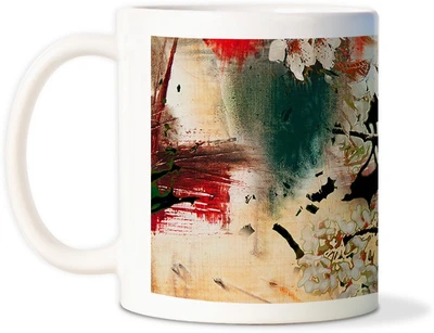 87% OFF on AMY Flowers Beauty Ceramic Mug 87% OFF on AMY Flowers Beauty Ceramic Mug