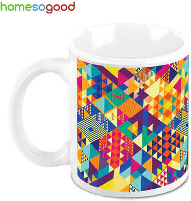 41% OFF on HomeSoGood Random Symbols Ceramic Mug 325 ml 41% OFF on HomeSoGood Random Symbols Ceramic Mug 325 ml