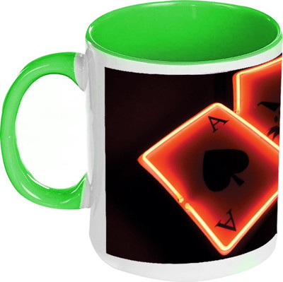 58% OFF on AMY Playing Cards Joker Inside Green Coffee Ceramic Mug 325 ml 58% OFF on AMY Playing Cards Joker Inside Green Coffee Ceramic Mug 325 ml