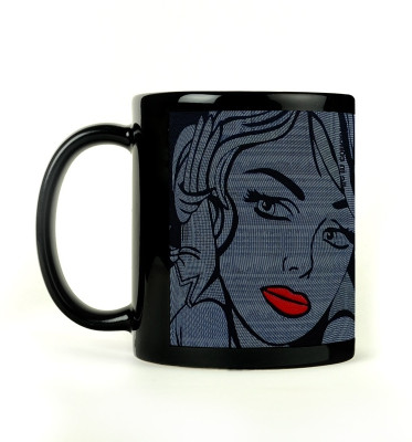 68% OFF on Shoprock Girl Abstract Ceramic Mug 450 ml