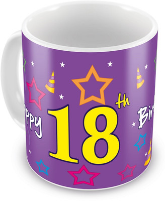10% OFF on Everyday Gifts 18th Happy Birthday Ceramic Mug