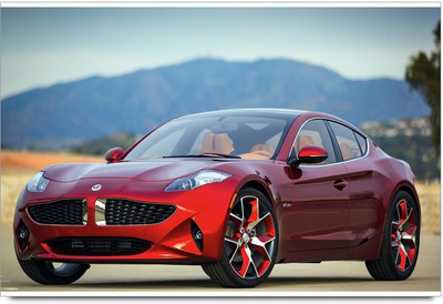 75% OFF on Red Car 6 Paper Print