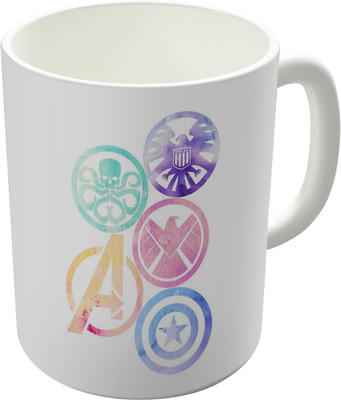 80% OFF on The Fappy Store Marvel Insignias Ceramic Mug 300 ml 80% OFF on The Fappy Store Marvel Insignias Ceramic Mug 300 ml