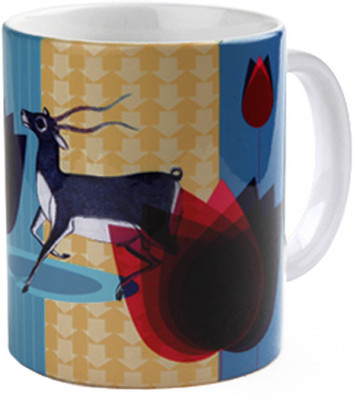 50% OFF on Studio Pandora Buck Ceramic Mug 325 ml