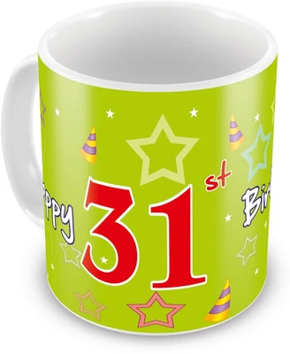 10% OFF on Everyday Gifts 31st Happy Birthday Ceramic Mug