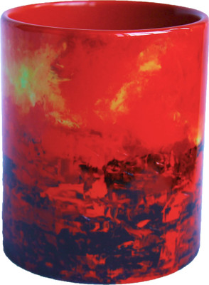 2% OFF on Indian Colours Red landscape Ceramic Mug 325 ml 2% OFF on Indian Colours Red landscape Ceramic Mug 325 ml
