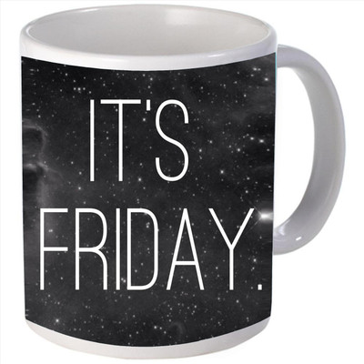 Snoogg It's Friday Ceramic Mug
