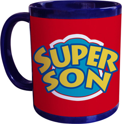 55% OFF on SajawatHomes Gifts For Super Son Blue Coffee Ceramic Mug 350 ml 55% OFF on SajawatHomes Gifts For Super Son Blue Coffee Ceramic Mug 350 ml