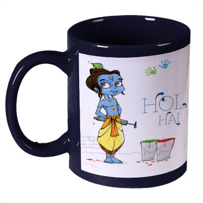56% OFF on AMY Cute Krishna Cartoon Holi Ceramic Mug 325 ml 56% OFF on AMY Cute Krishna Cartoon Holi Ceramic Mug 325 ml