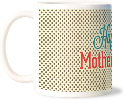 50% OFF on Lovely Collection Happy Mothers Day Colorfull Porcelain Mug 325 ml
