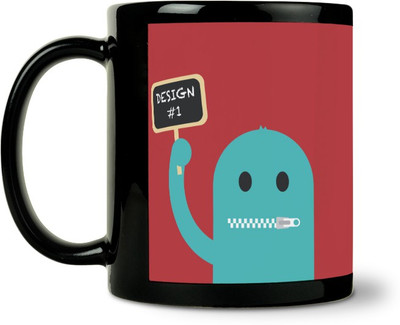54% OFF on ShopMantra Design Is The Silent Ambassador Ceramic Mug 300 ml