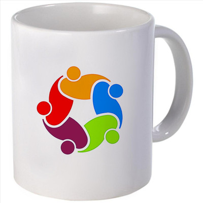 Snoogg In Hand print Ceramic Mug