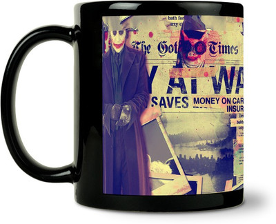 36% OFF on ShopMantra Joker Newspaper Headline Ceramic Mug 300 ml