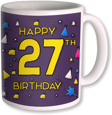 58% OFF on Photogiftsindia 27th Happy Birthday Coffee Ceramic Mug 350 ml 58% OFF on Photogiftsindia 27th Happy Birthday Coffee Ceramic Mug 350 ml