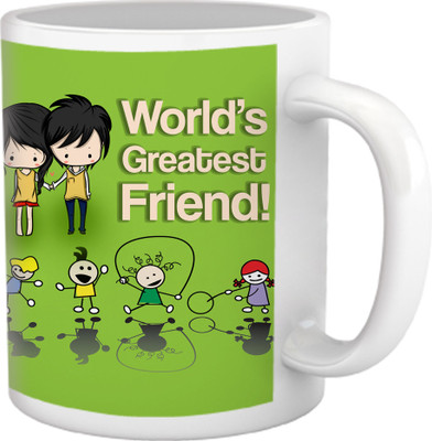 41% OFF on Tiedribbons World Greatest Friend Ceramic Mug 350 ml