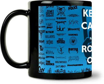 36% OFF on ShopMantra Keep Calm Rock On Ceramic Mug 300 ml 36% OFF on ShopMantra Keep Calm Rock On Ceramic Mug 300 ml