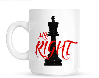 45% OFF on Inktree Mr Right Ceramic Mug 45% OFF on Inktree Mr Right Ceramic Mug