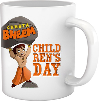 66% OFF on Tiedribbons Chhota Bheem Children's Day Gifts Ceramic Mug 350 ml
