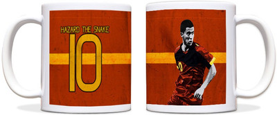 60% OFF on ShopMantra Eden Belgium Football Black Ceramic Mug 300 ml