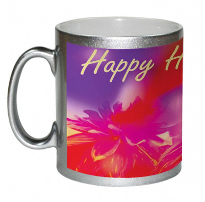 67% OFF on AMY Beautiful Raadha Krishn Happy Holi Ceramic Mug 325 ml