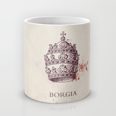 41% OFF on Astrode Borgia Tv Series Minimal Poster Ceramic Mug 325 ml
