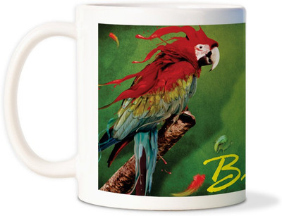 75% OFF on AMY Beauty Parrot Birdcoffee Ceramic Mug