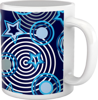50% OFF on Tiedribbons Kinda Sexy_Modern Geometric_Steamy Galaxy Pattern Ceramic Mug 325 ml