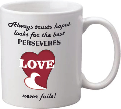63% OFF on Mugwala Never Failing Love Ceramic Mug 63% OFF on Mugwala Never Failing Love Ceramic Mug