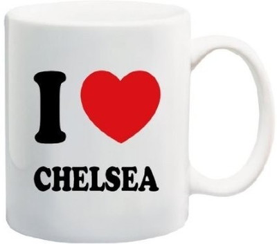 40% OFF on Teeskart I Love Chelsea Porcelain Mug 300 ml 40% OFF on Teeskart I Love Chelsea Porcelain Mug 300 ml