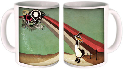 25% OFF on Shopkeeda Creative Graphics Ceramic Mug 350 ml
