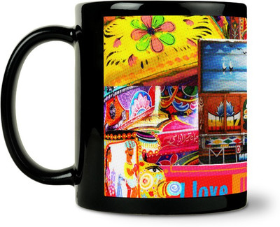 36% OFF on ShopMantra Indian Truck Back Ceramic Mug 300 ml