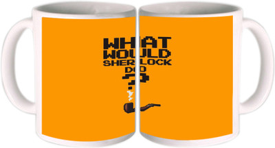 25% OFF on Shopkeeda What Would Sherlock Do Ceramic Mug 350 ml