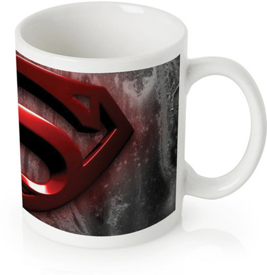 60% OFF on Amore Superman Logo 5 Ceramic Mug 350 ml