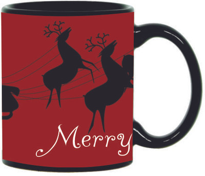 46% OFF on Printland Merry Xmas PMBA0016 Ceramic Mug
