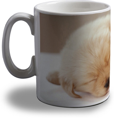 Artifa Dog Sleeping Porcelain, Ceramic Mug 350 ml Artifa Dog Sleeping Porcelain, Ceramic Mug 350 ml