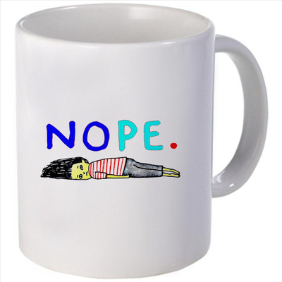 Snoogg nope Ceramic Mug