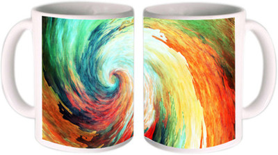 25% OFF on Shopkeeda Graphics Wave Ceramic Mug 350 ml