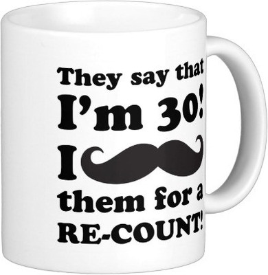 25% OFF on Exoctic Silver Dil Toh Baccha Hai Ji A002 Ceramic Mug 350 ml