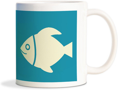 87% OFF on AMY Cartoon Fish Coffee Ceramic Mug 87% OFF on AMY Cartoon Fish Coffee Ceramic Mug