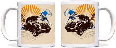 60% OFF on ShopMantra Vintage Car Black Ceramic Mug 300 ml 60% OFF on ShopMantra Vintage Car Black Ceramic Mug 300 ml