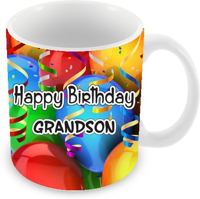 26% OFF on Everyday Gifts Happy Birthday Grand Son Ceramic Mug 325 ml