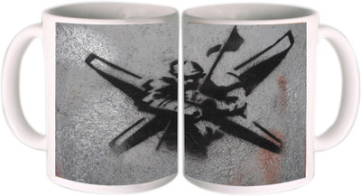 62% OFF on Shopkeeda Soldier Paint Art Ceramic Mug 350 ml